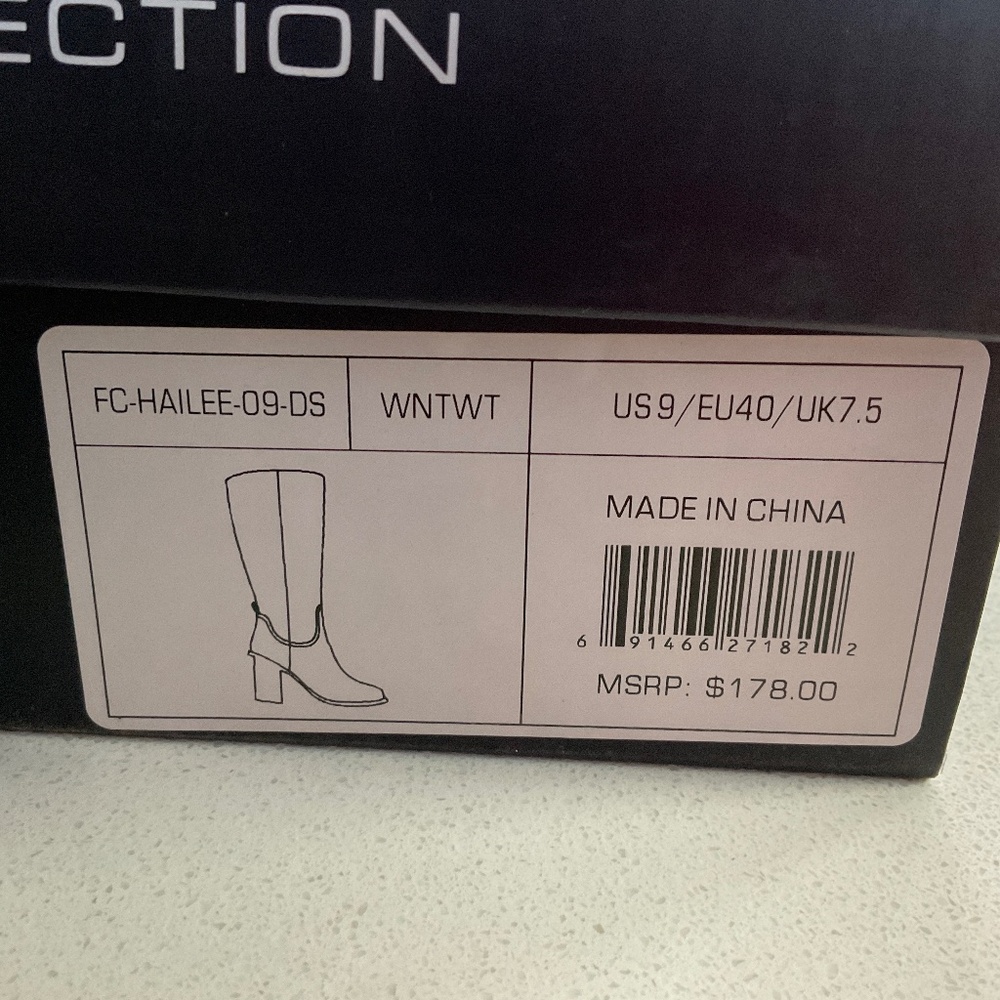 French Connection white Hailee boot